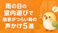 雨の日の室内遊びで騒音がつらい時の声かけ5選